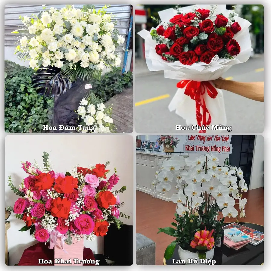 Tư vấn chọn hoa theo người nhận và dịp tặng tại Xã Phước Thái - Tỉnh Đồng Nai