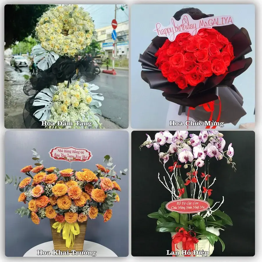 Tiệm hoa tươi Phường Trà Lý, Hưng Yên – hoa sinh nhật và khai trương