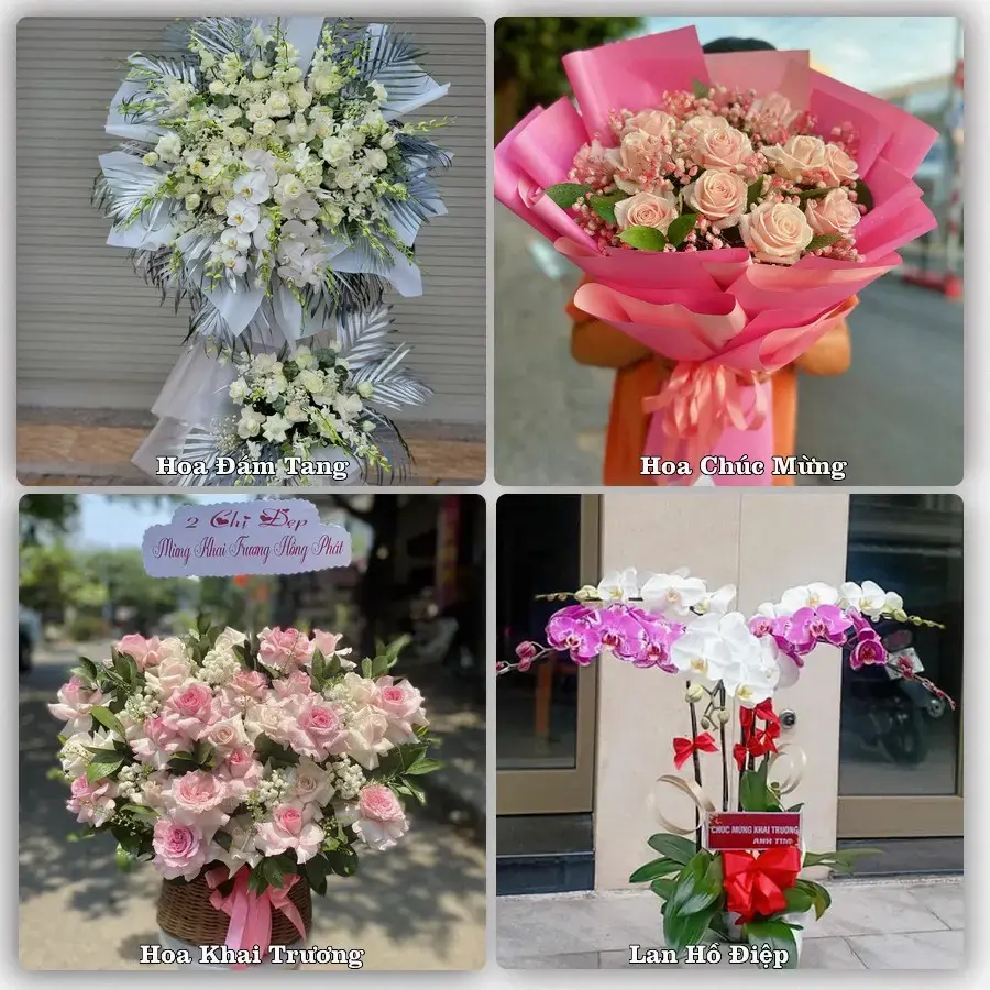 Tiệm hoa tươi Xã Vĩnh Thành, Phú Thọ – hoa sinh nhật và khai trương