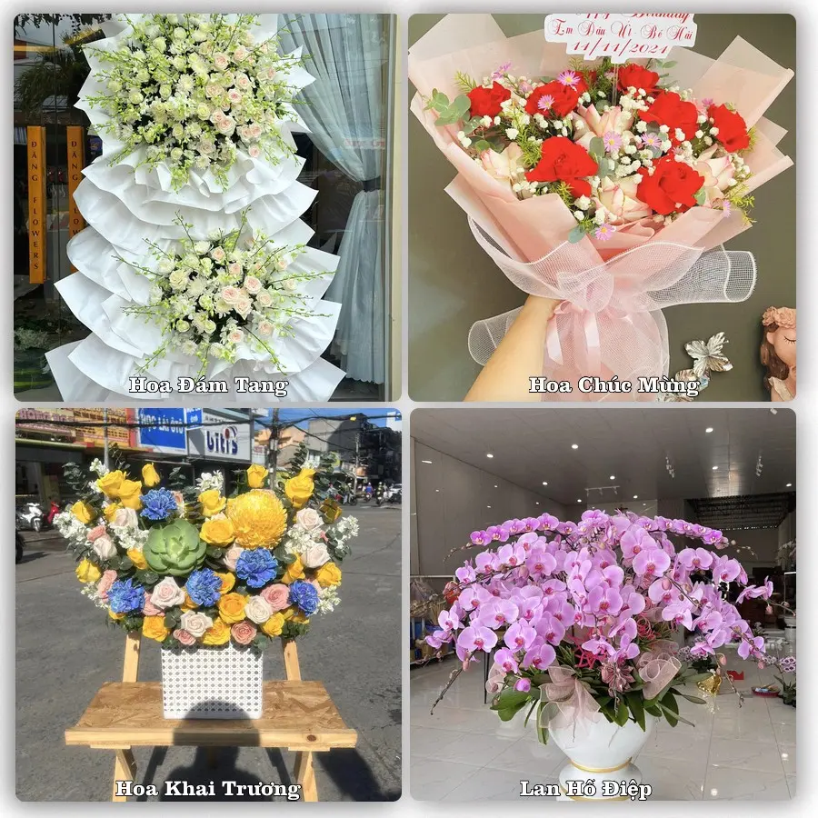 Dịch vụ đặt hoa và giao tận nơi tại Xã Chợ Vàm - Tỉnh An Giang