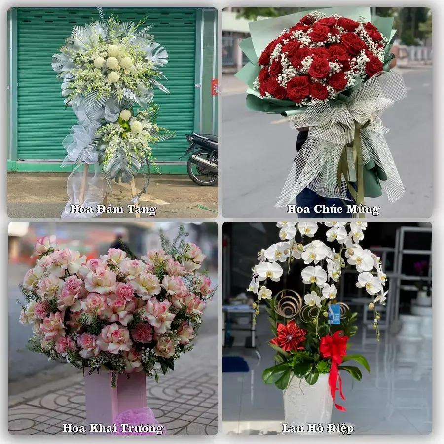 Shop hoa Xã Chợ Vàm, An Giang – tư vấn mẫu, giao tận nơi