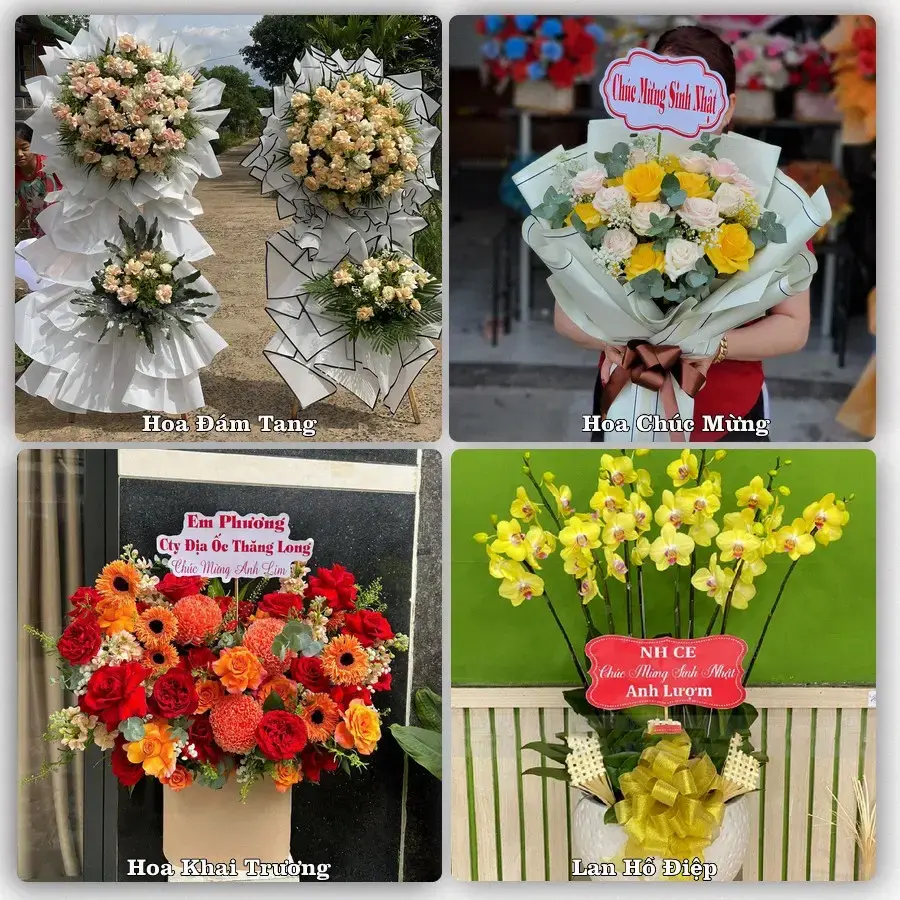Dịch vụ đặt hoa và giao tận nơi tại Xã Đô Lương - Tỉnh Nghệ An