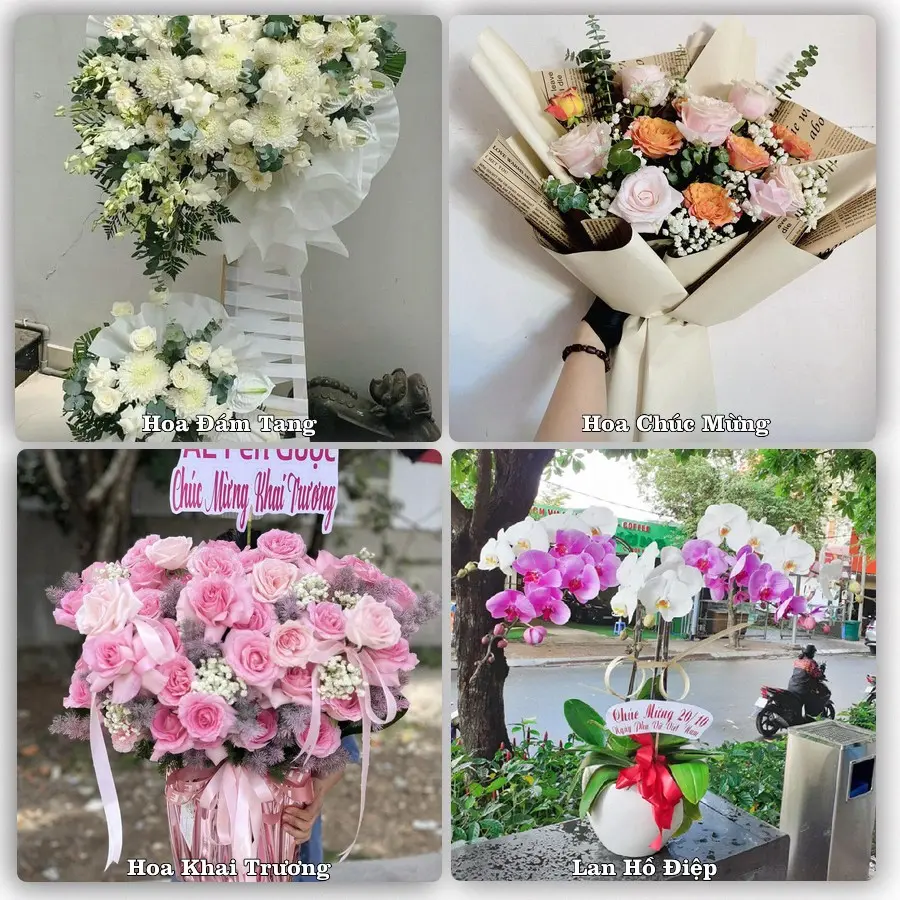 Dịch vụ đặt hoa và giao tận nơi tại Xã Gia Thuận - Tỉnh Đồng Tháp