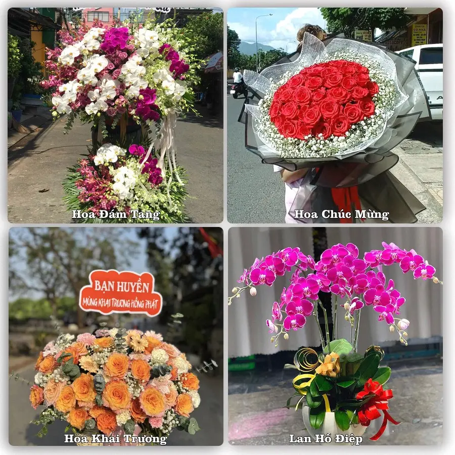 Mẫu hoa phục vụ nhu cầu đặt hoa tại Xã Gia Thuận - Tỉnh Đồng Tháp