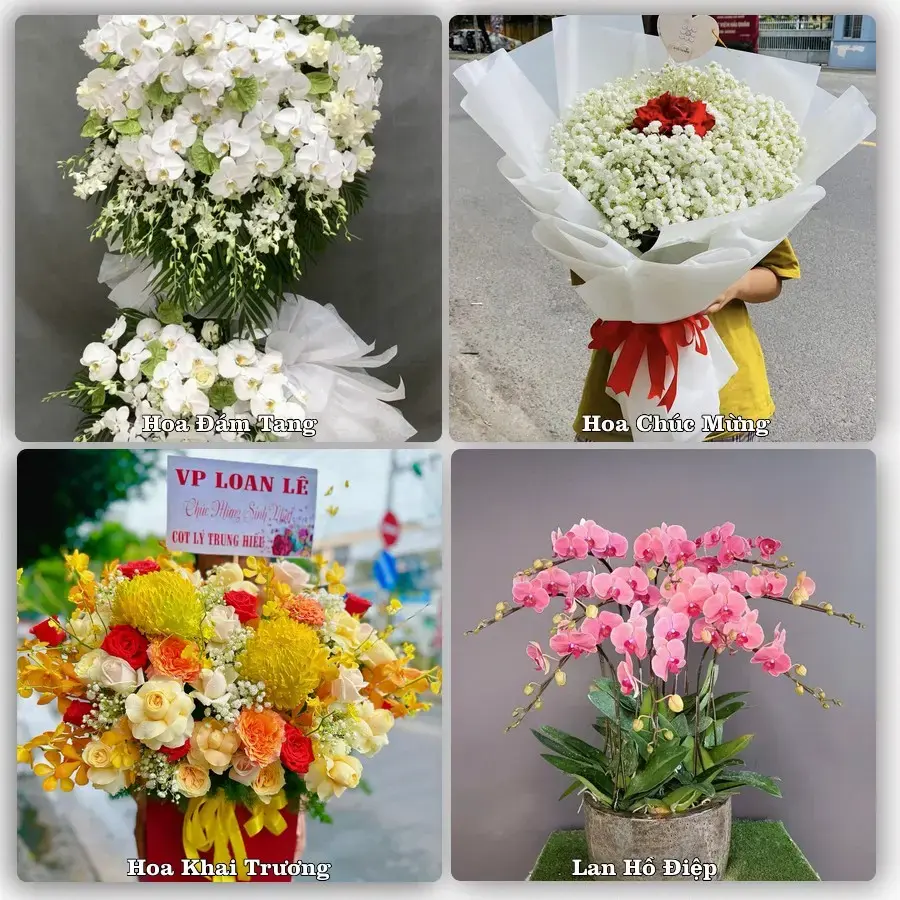 Shop hoa Xã Hiệp Phước, Hồ Chí Minh – tư vấn mẫu, giao tận nơi
