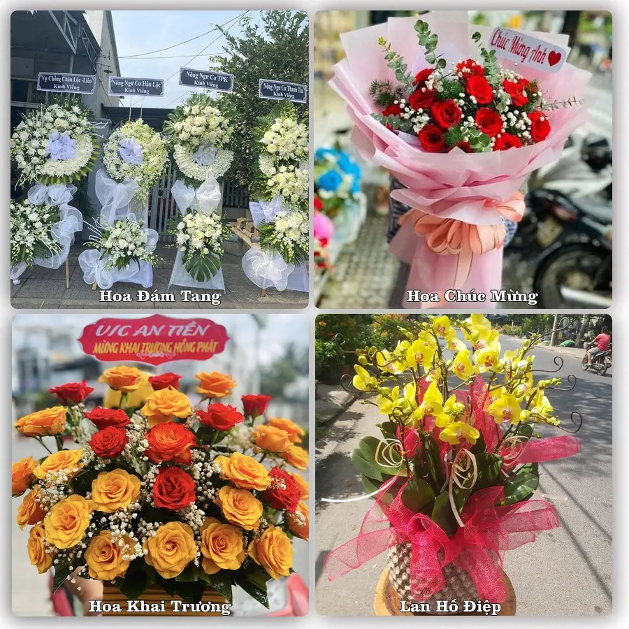 Mẫu hoa phục vụ nhu cầu đặt hoa tại Phường Hoàng Mai - Thành phố Hà Nội