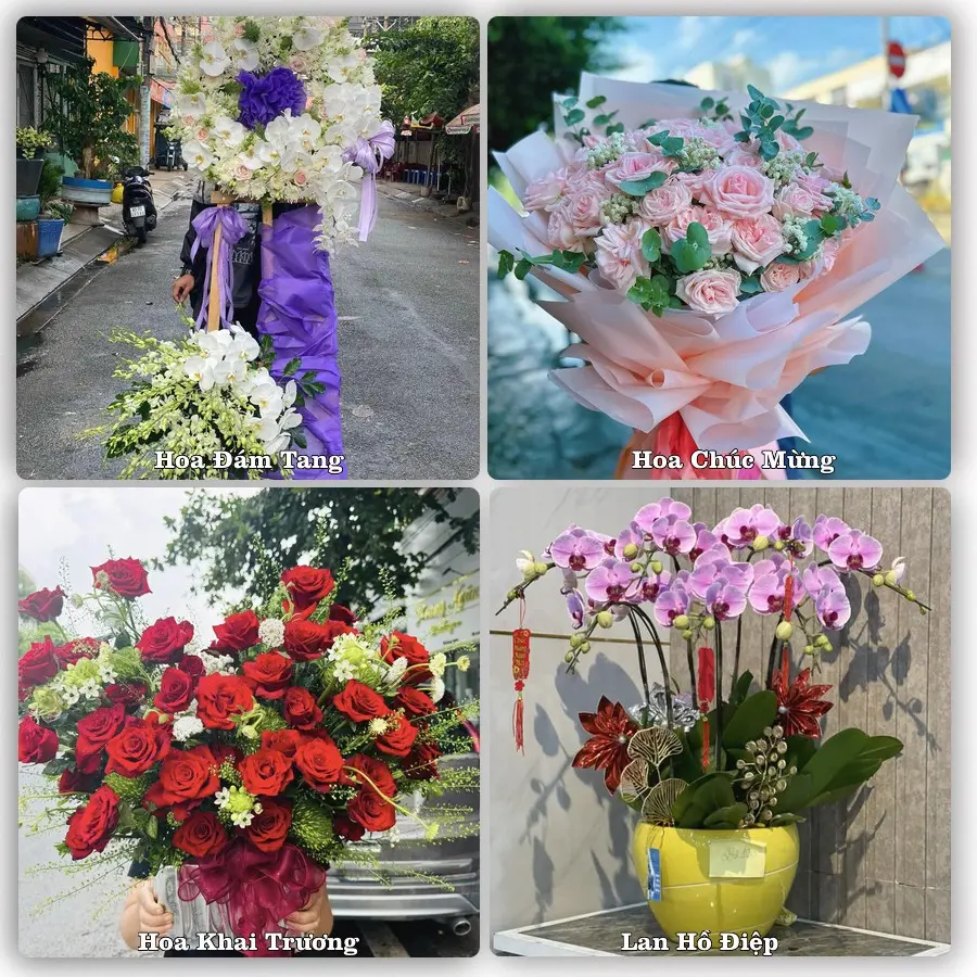 Dịch vụ đặt hoa và giao tận nơi tại Xã Mỹ Hạnh - Tỉnh Tây Ninh