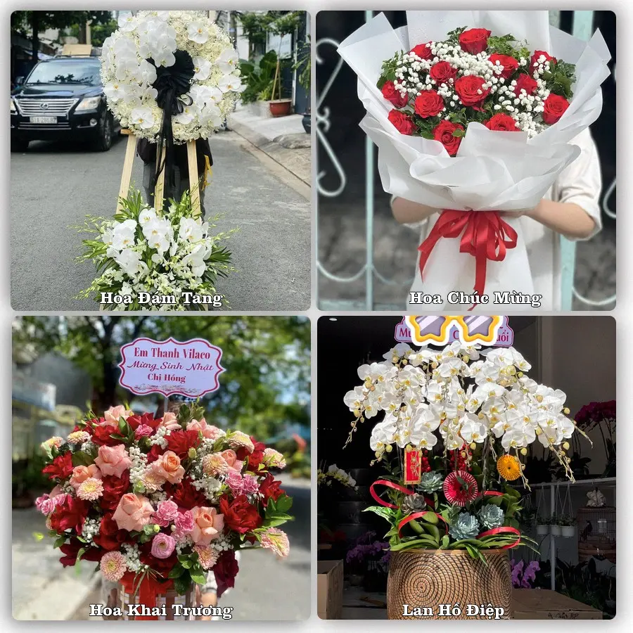 Dịch vụ đặt hoa và giao tận nơi tại Xã Tân Phú Trung - Tỉnh Đồng Tháp