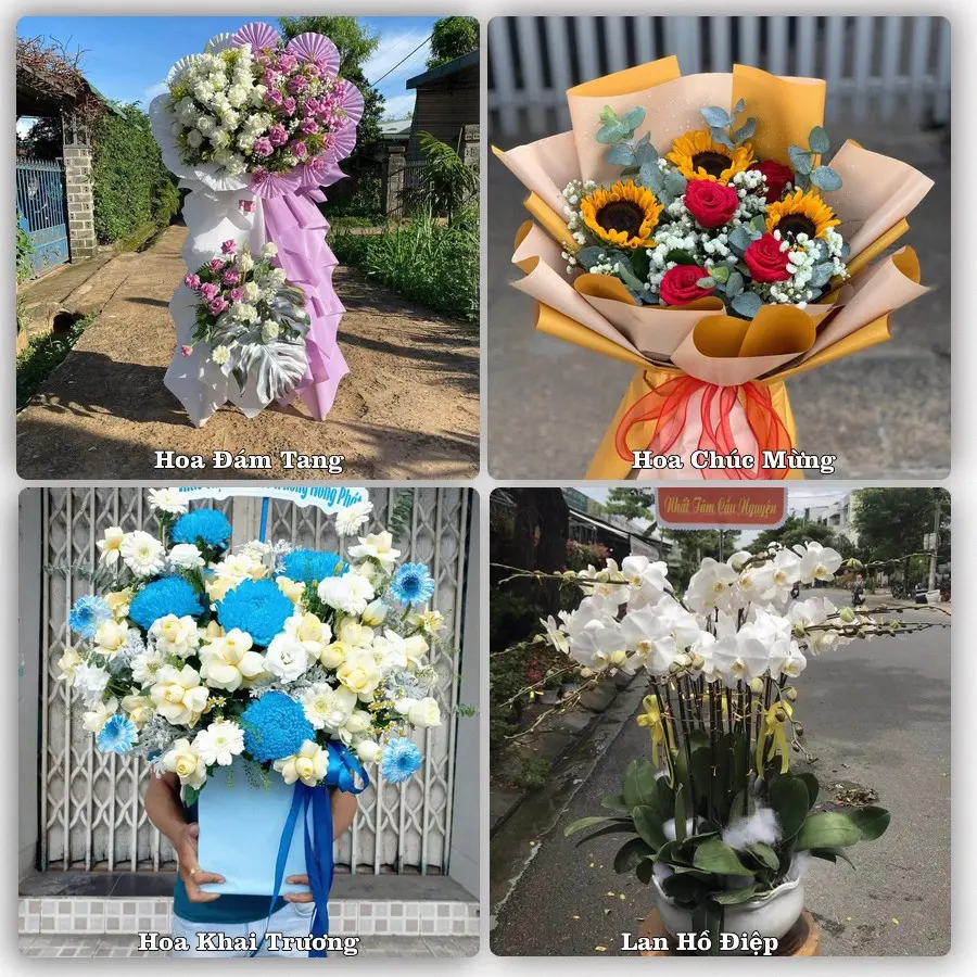 Mẫu hoa phục vụ nhu cầu đặt hoa tại Xã Xuân Trường - Tỉnh Ninh Bình
