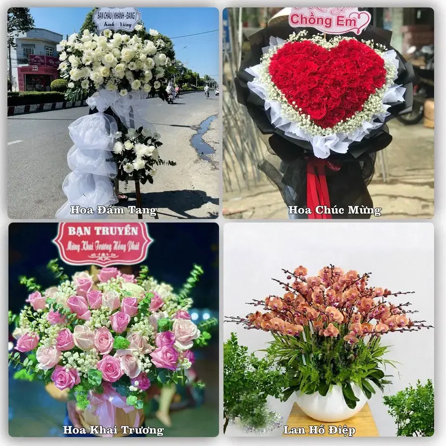 Điện hoa Xã An Bình, Vĩnh Long – đặt online, xem hình trước khi giao