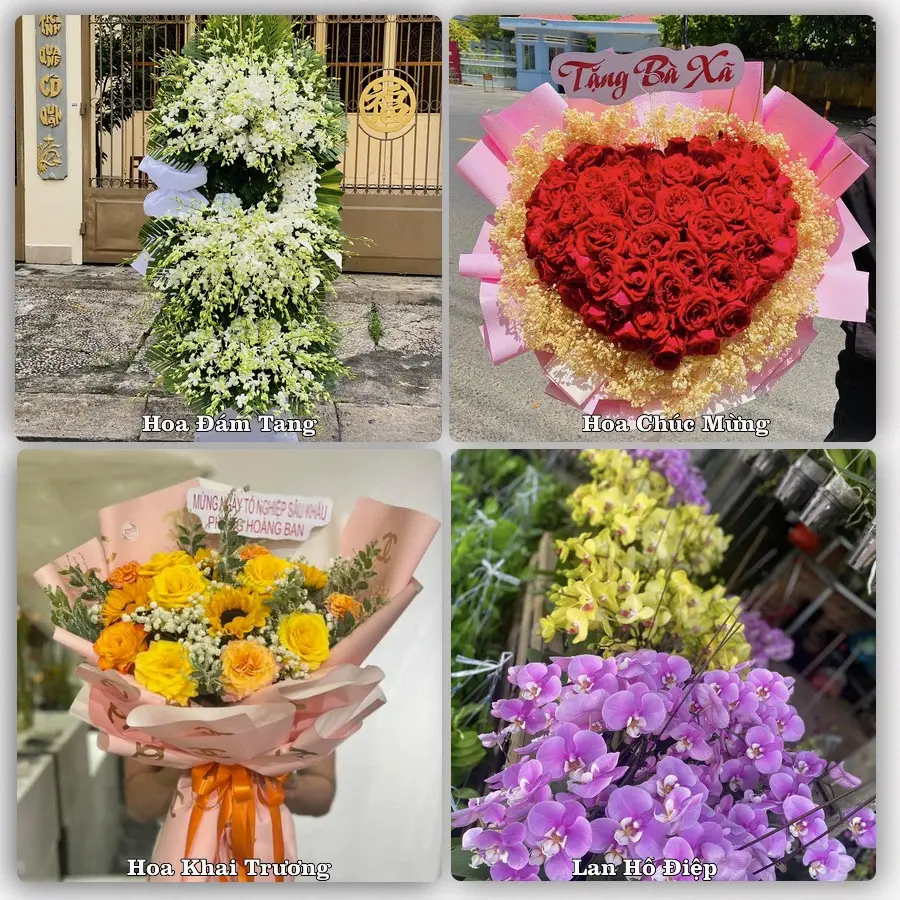 Dịch vụ đặt hoa và giao tận nơi tại Xã Bình Phú - Tỉnh Đồng Tháp