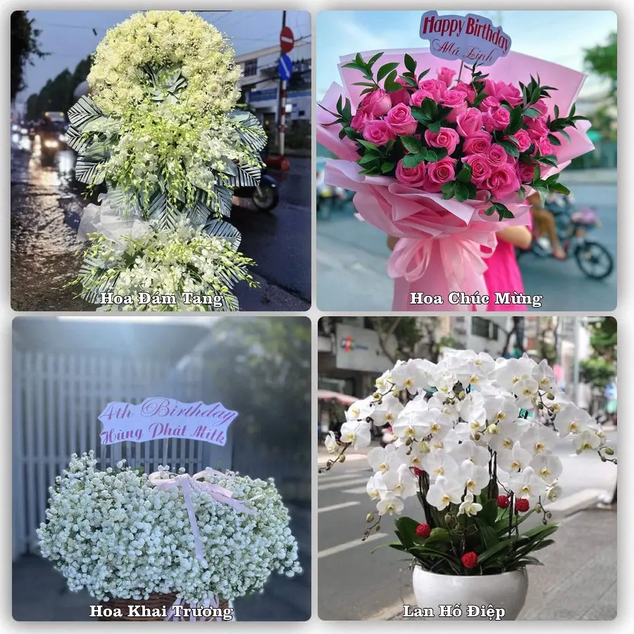 Dịch vụ đặt hoa và giao tận nơi tại Xã Đại Hải - Thành phố Cần Thơ