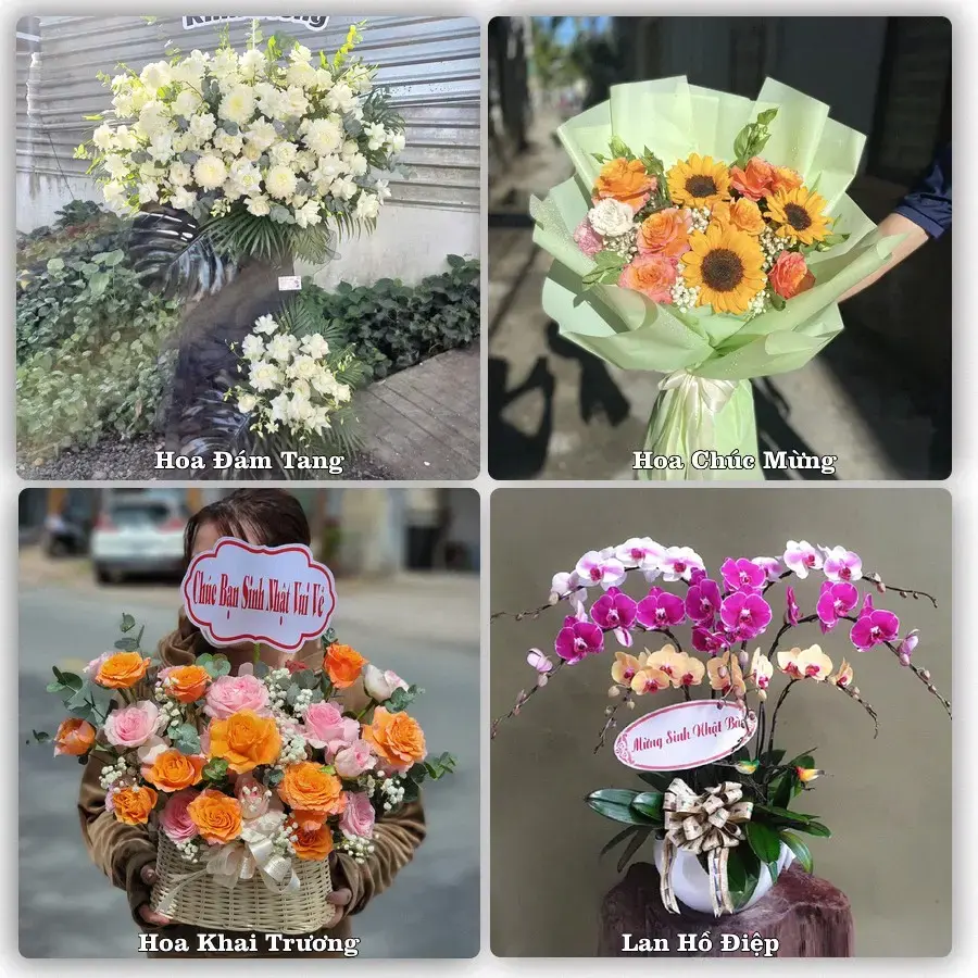 Dịch vụ đặt hoa và giao tận nơi tại Xã Thanh Bình - Tỉnh Đồng Tháp
