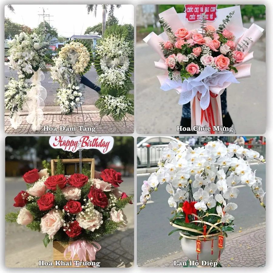 Mẫu hoa phục vụ nhu cầu đặt hoa tại Xã Cái Bè - Tỉnh Đồng Tháp