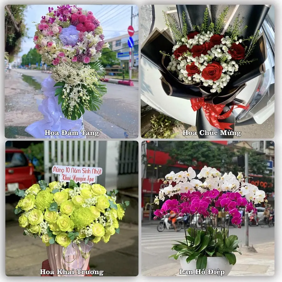 Dịch vụ đặt hoa và giao tận nơi tại Phường Phú An - Thành phố Hồ Chí Minh