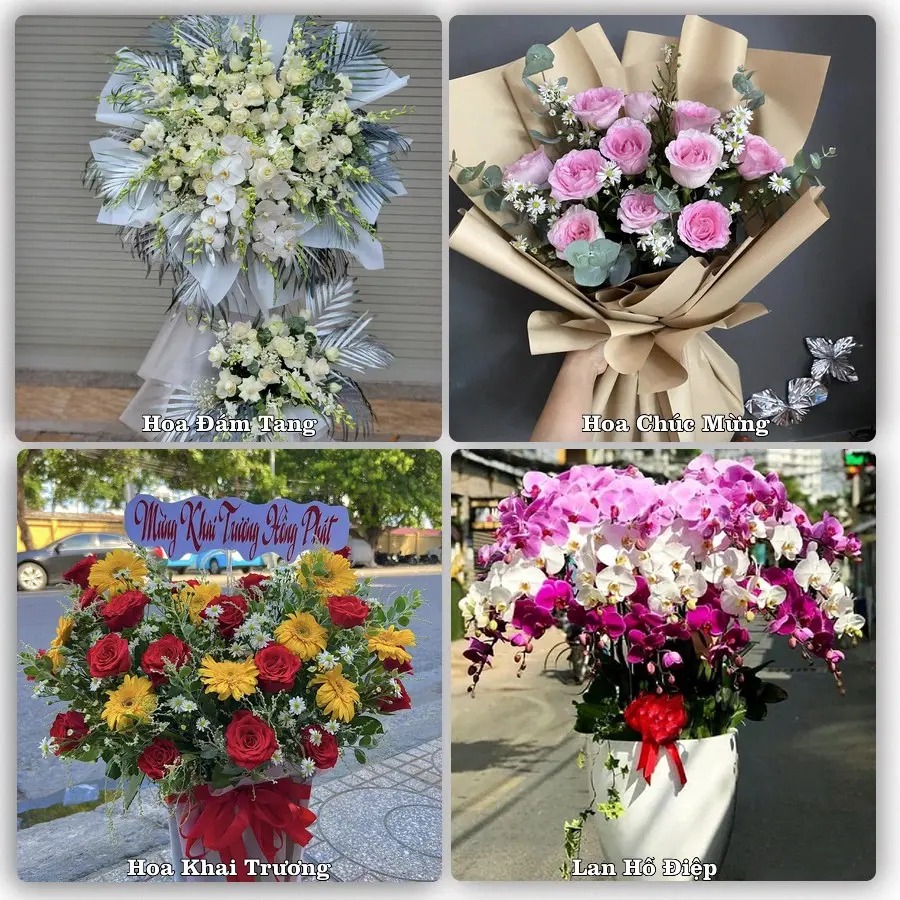 Dịch vụ đặt hoa và giao tận nơi tại Phường Phước Hậu - Tỉnh Vĩnh Long