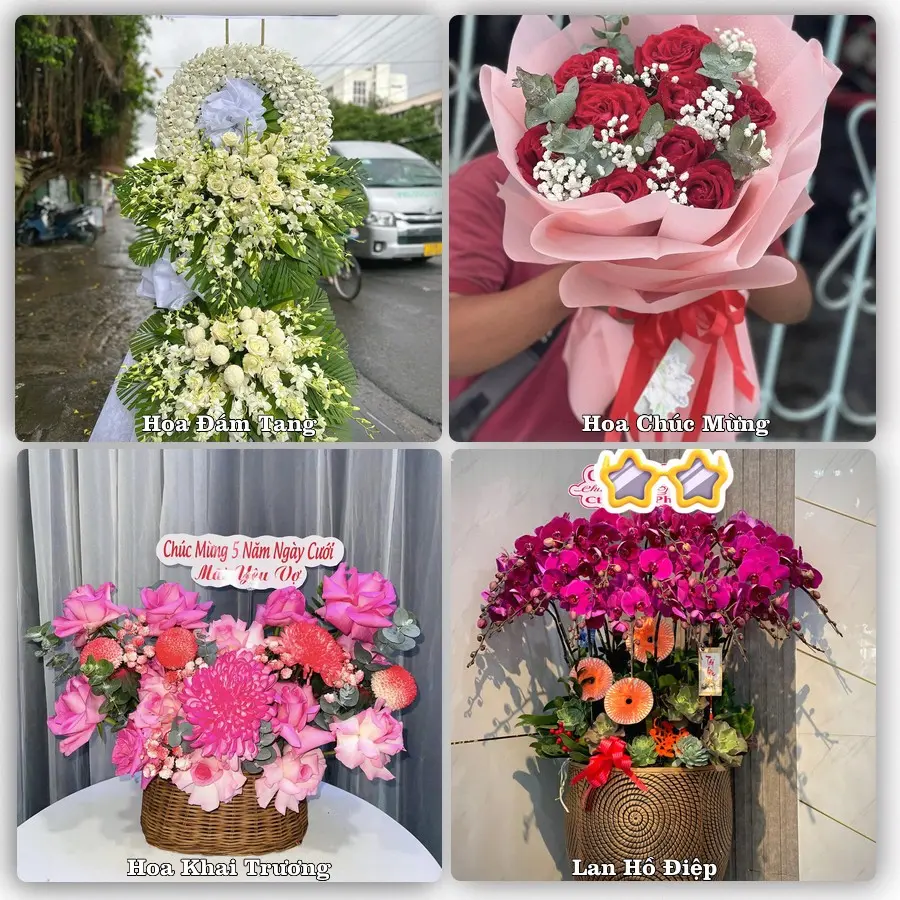 Dịch vụ đặt hoa và giao tận nơi tại Phường 1 Bảo Lộc - Tỉnh Lâm Đồng