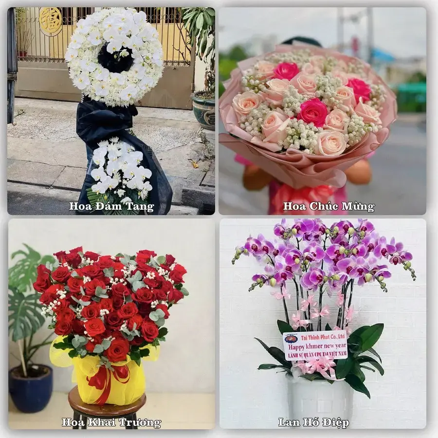 Đặt hoa tại Xã Điện Bàn Tây, Đà Nẵng – giao tận nơi, duyệt mẫu trước