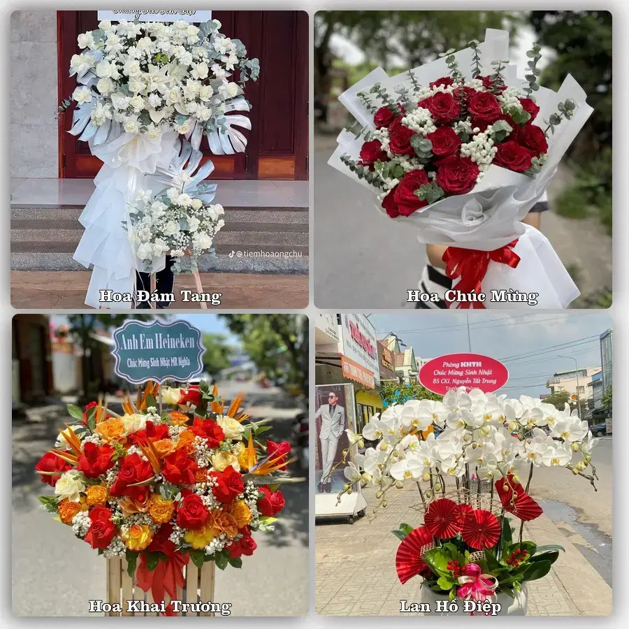 Dịch vụ đặt hoa và giao tận nơi tại Xã Nhơn Hội - Tỉnh An Giang
