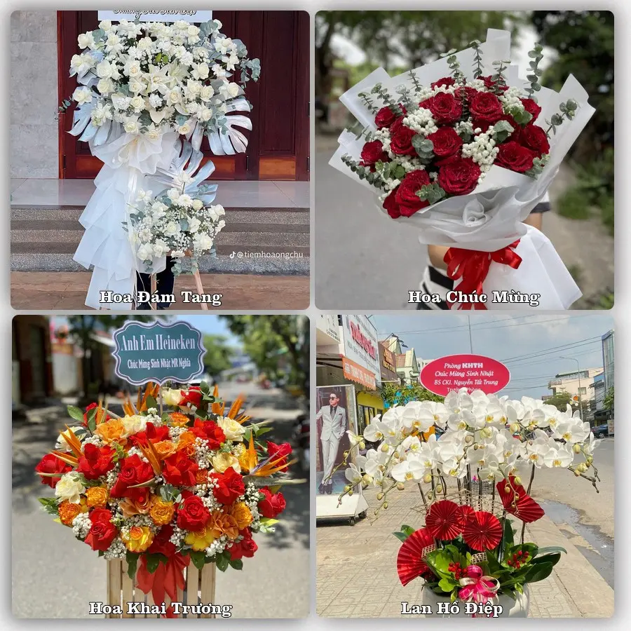 Dịch vụ đặt hoa và giao tận nơi tại Xã Nhơn Hội - Tỉnh An Giang