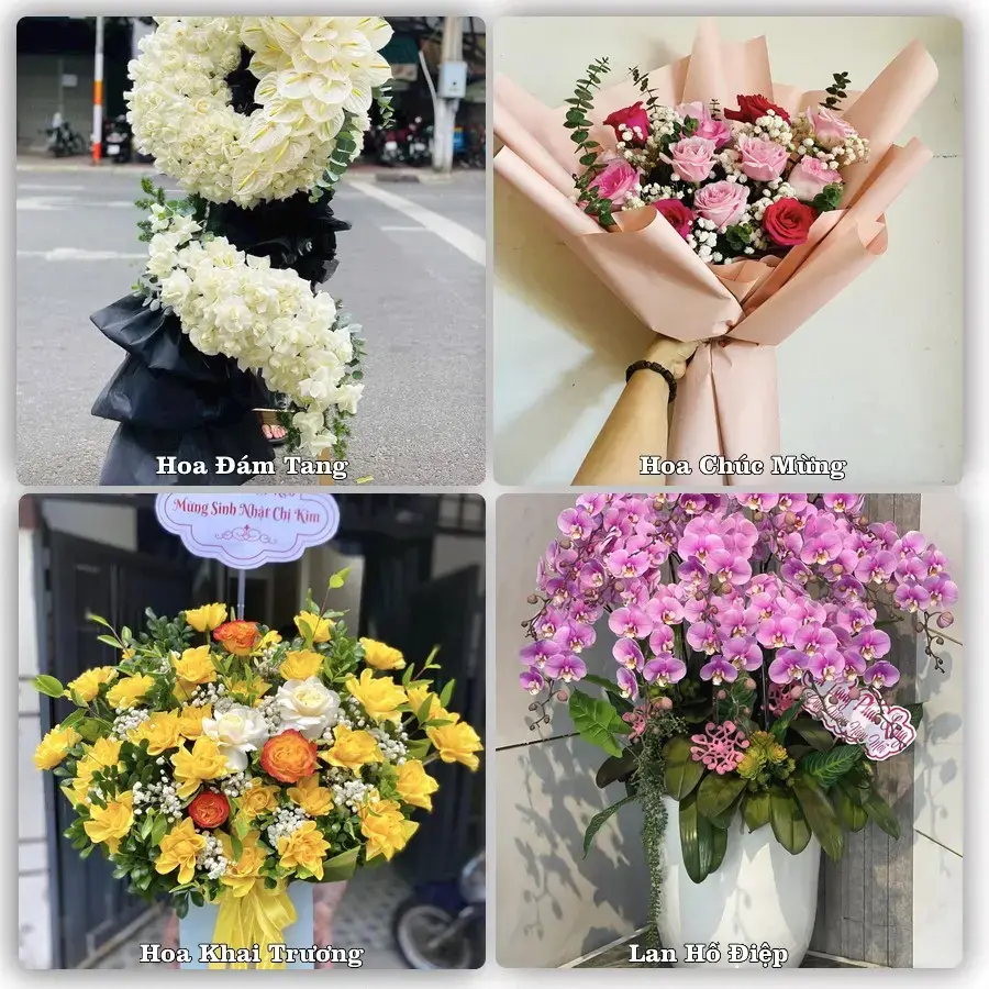 Đặt hoa tại Xã Nhơn Hội, An Giang – giao tận nơi, duyệt mẫu trước