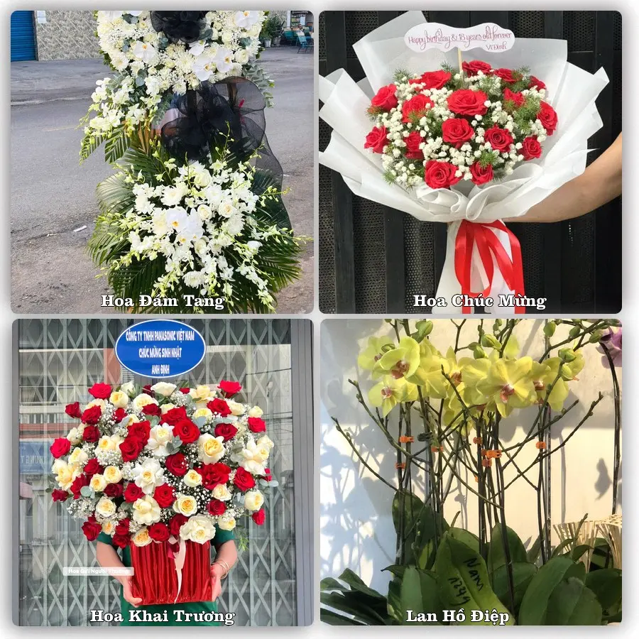 Dịch vụ đặt hoa và giao tận nơi tại Xã Giao Hoà - Tỉnh Ninh Bình