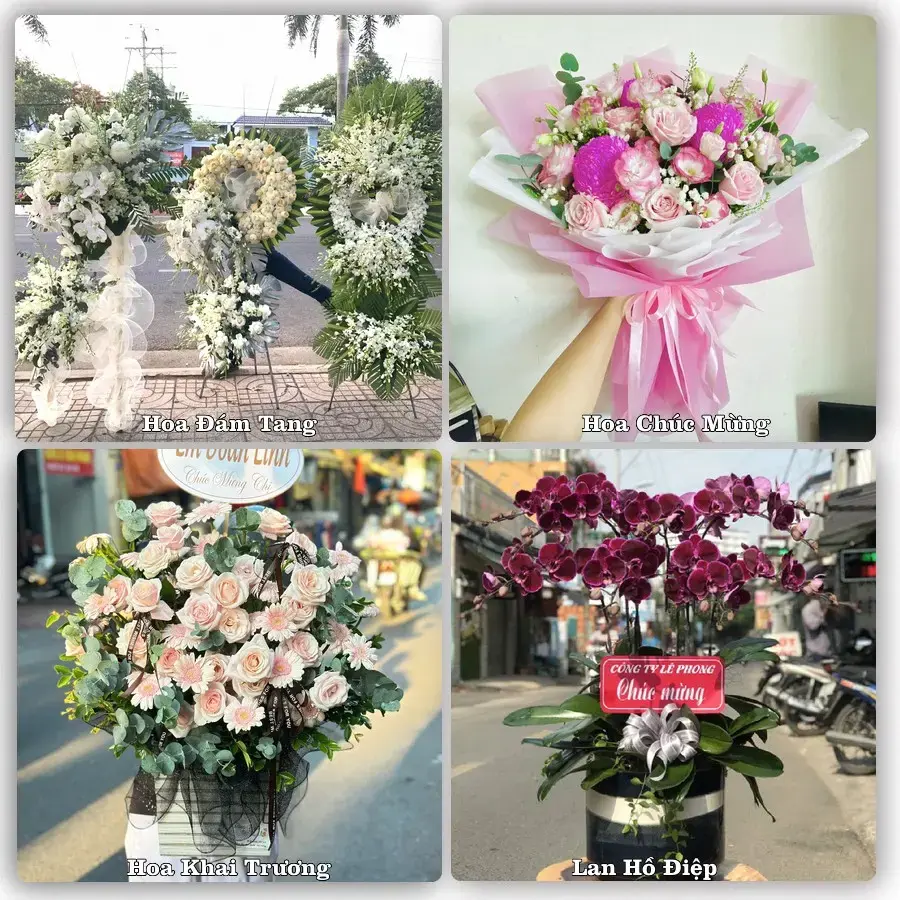 Dịch vụ đặt hoa và giao tận nơi tại Xã Hội Thịnh - Tỉnh Phú Thọ