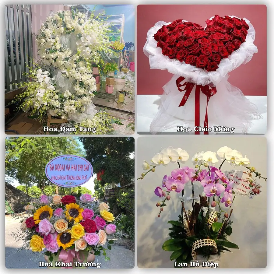 Dịch vụ đặt hoa và giao tận nơi tại Phường Linh Sơn - Tỉnh Thái Nguyên