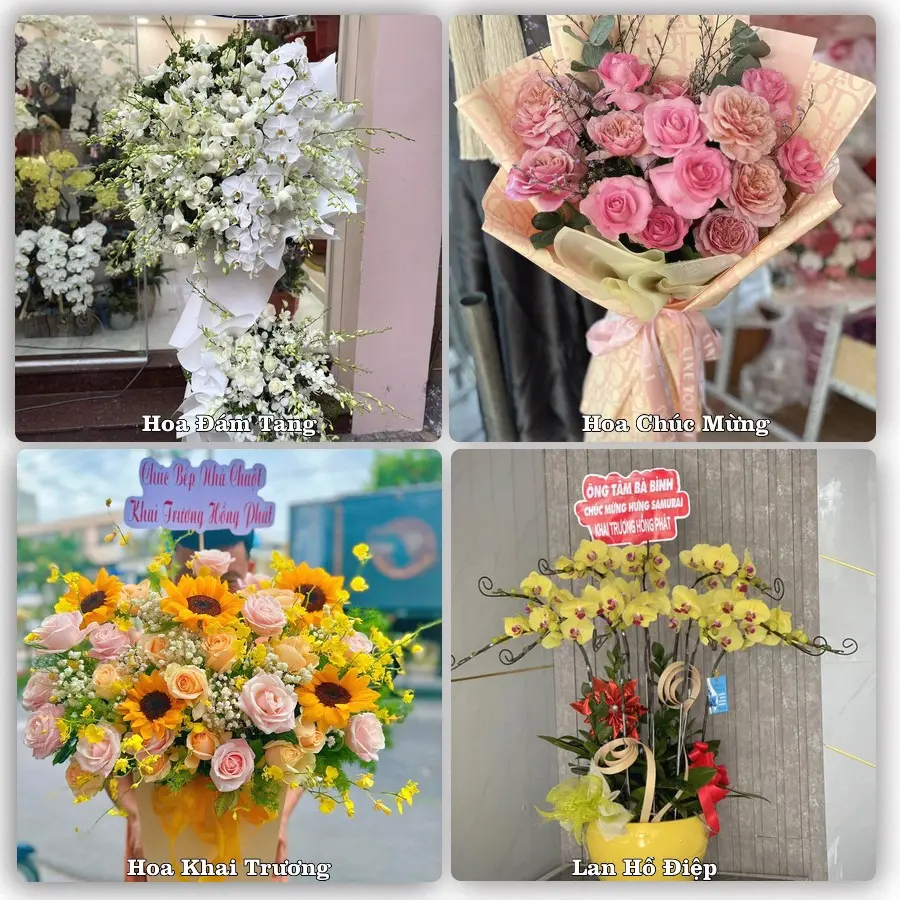 Dịch vụ đặt hoa và giao tận nơi tại Phường Ngã Năm - Thành phố Cần Thơ