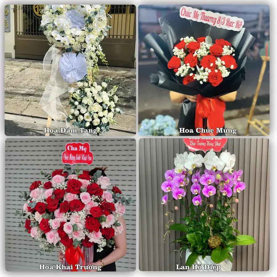 Tiệm hoa Phường Ngã Năm, Cần Thơ – chọn hoa theo người nhận và dịp