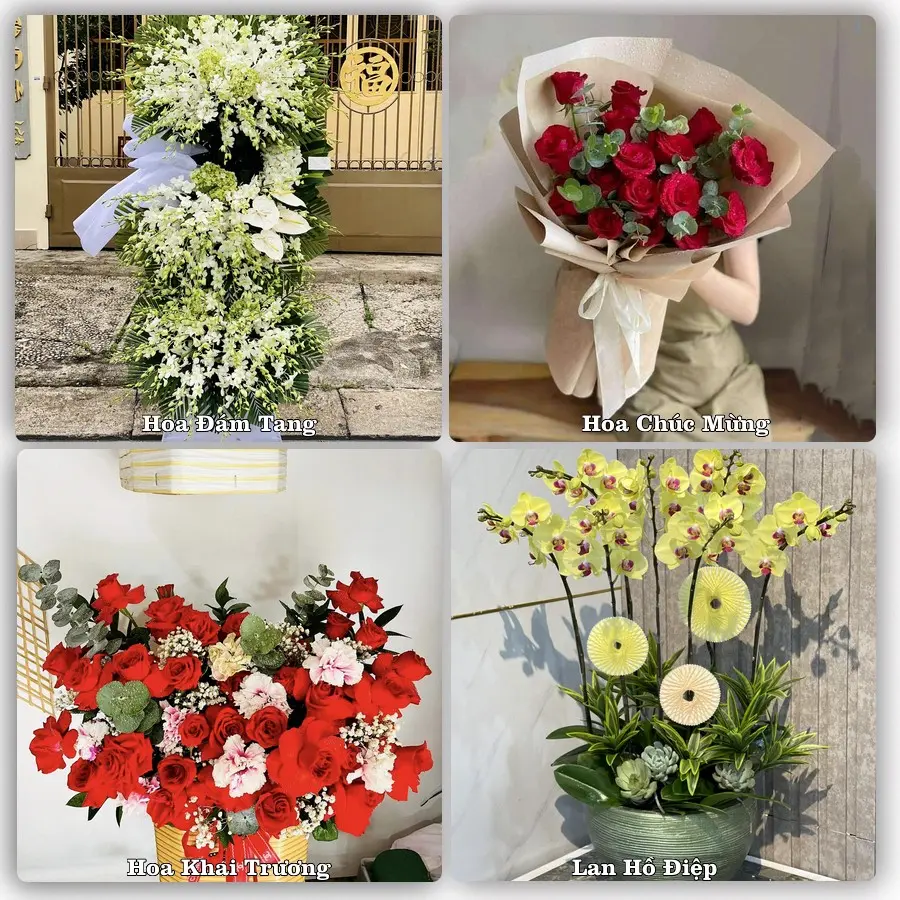 Dịch vụ đặt hoa và giao tận nơi tại Xã Nghi Lộc - Tỉnh Nghệ An