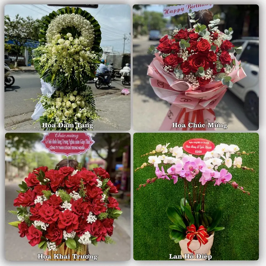 Dịch vụ đặt hoa và giao tận nơi tại Xã Trảng Bom - Tỉnh Đồng Nai