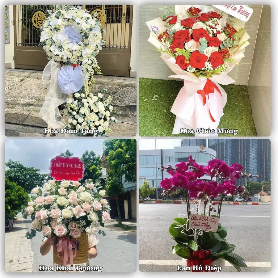 Dịch vụ đặt hoa và giao tận nơi tại Xã Yên Đồng - Tỉnh Ninh Bình