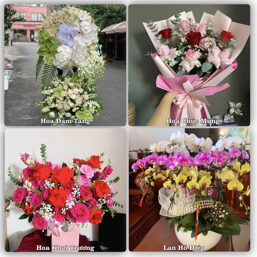 Dịch vụ đặt hoa và giao tận nơi tại Phường Long Phú - Tỉnh An Giang