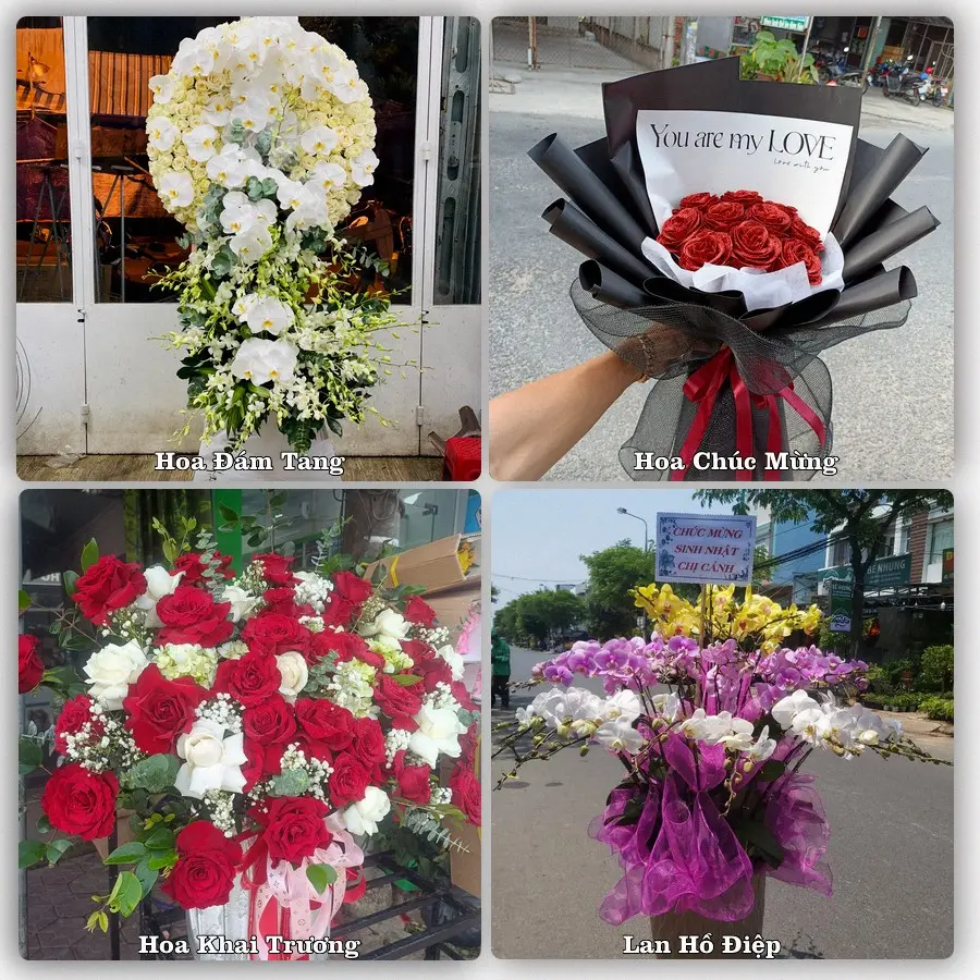 Mẫu hoa phục vụ nhu cầu đặt hoa tại Xã Ninh Giang - Tỉnh Ninh Bình