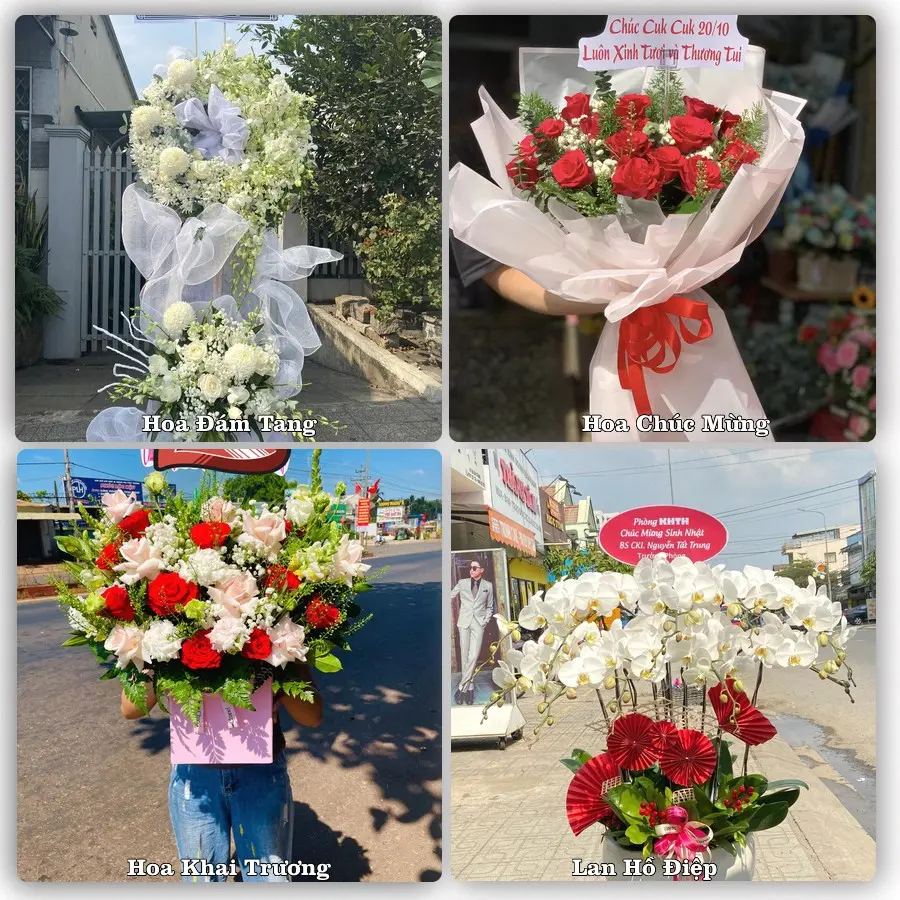 Dịch vụ đặt hoa và giao tận nơi tại Phường Tô Hiệu - Tỉnh Sơn La