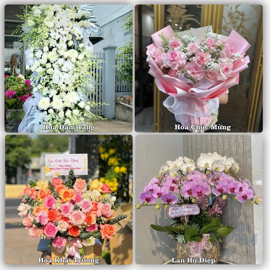 Dịch vụ đặt hoa và giao tận nơi tại Xã Phước Thạnh - Tỉnh Tây Ninh