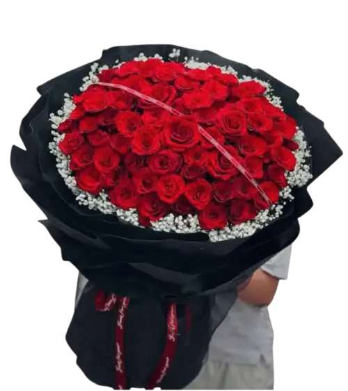 Bó hoa hồng đỏ 100 bông