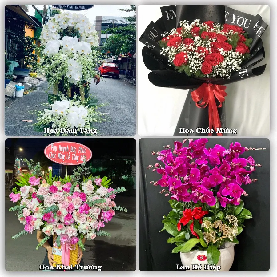Tư vấn chọn hoa theo từng dịp tại Ái Tử, Triệu Phong