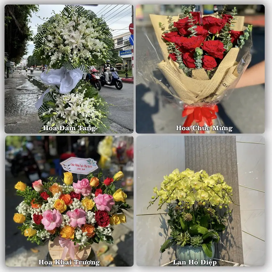 Tư vấn chọn hoa theo từng dịp tại Vĩnh Thạnh Trung, Châu Phú