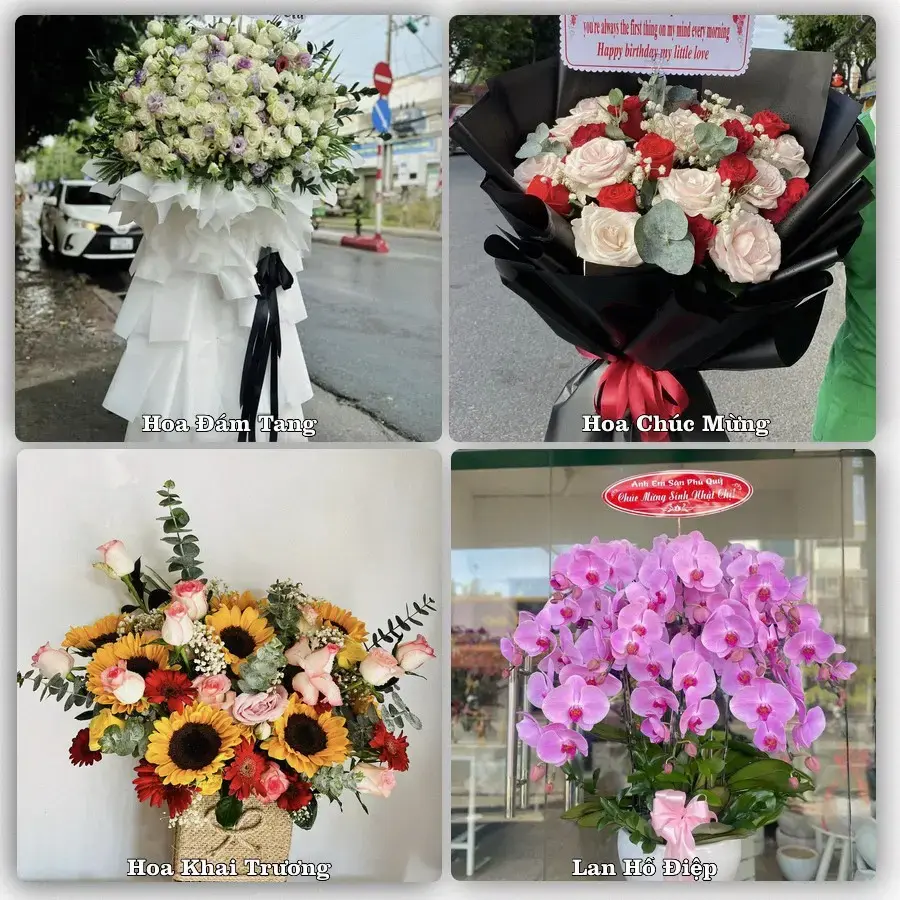 Shop hoa tươi Chợ Vàm, Phú Tân – Tư vấn 24/7, giao trong 2 giờ
