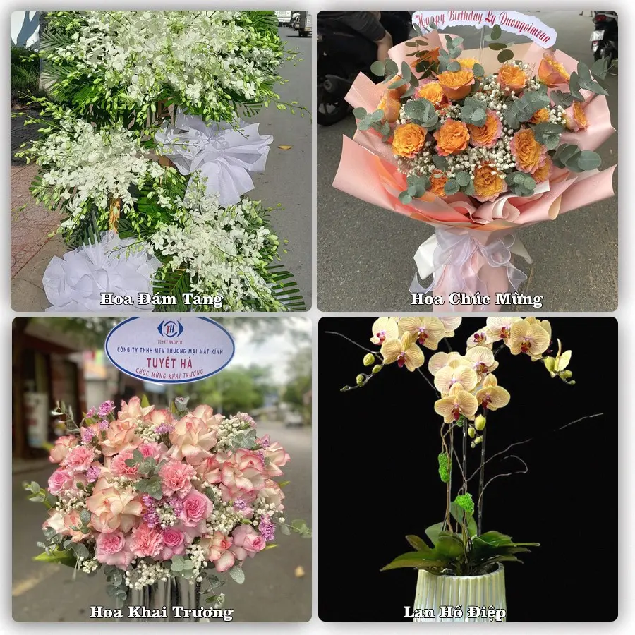Tư vấn chọn hoa theo từng dịp tại Phú Mỹ, Phú Tân