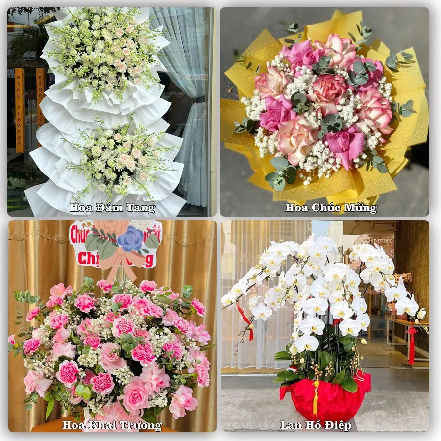 Dịch vụ đặt hoa online giao tận nơi tại Thanh Bình