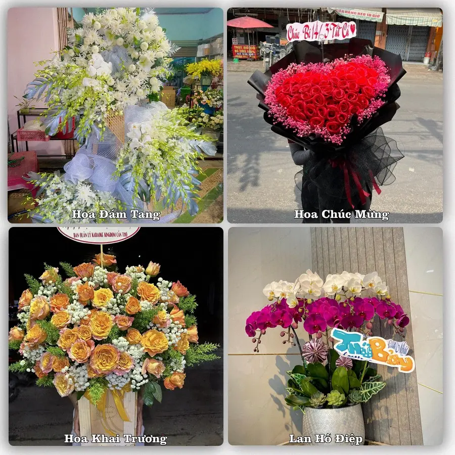 Tư vấn chọn hoa theo từng dịp tại Óc Eo, Thoại Sơn