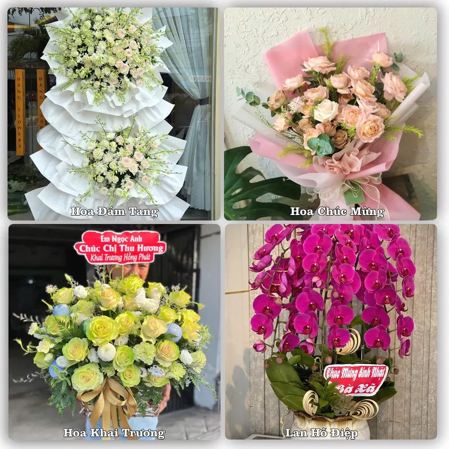 Tư vấn chọn hoa theo từng dịp tại Long Hồ