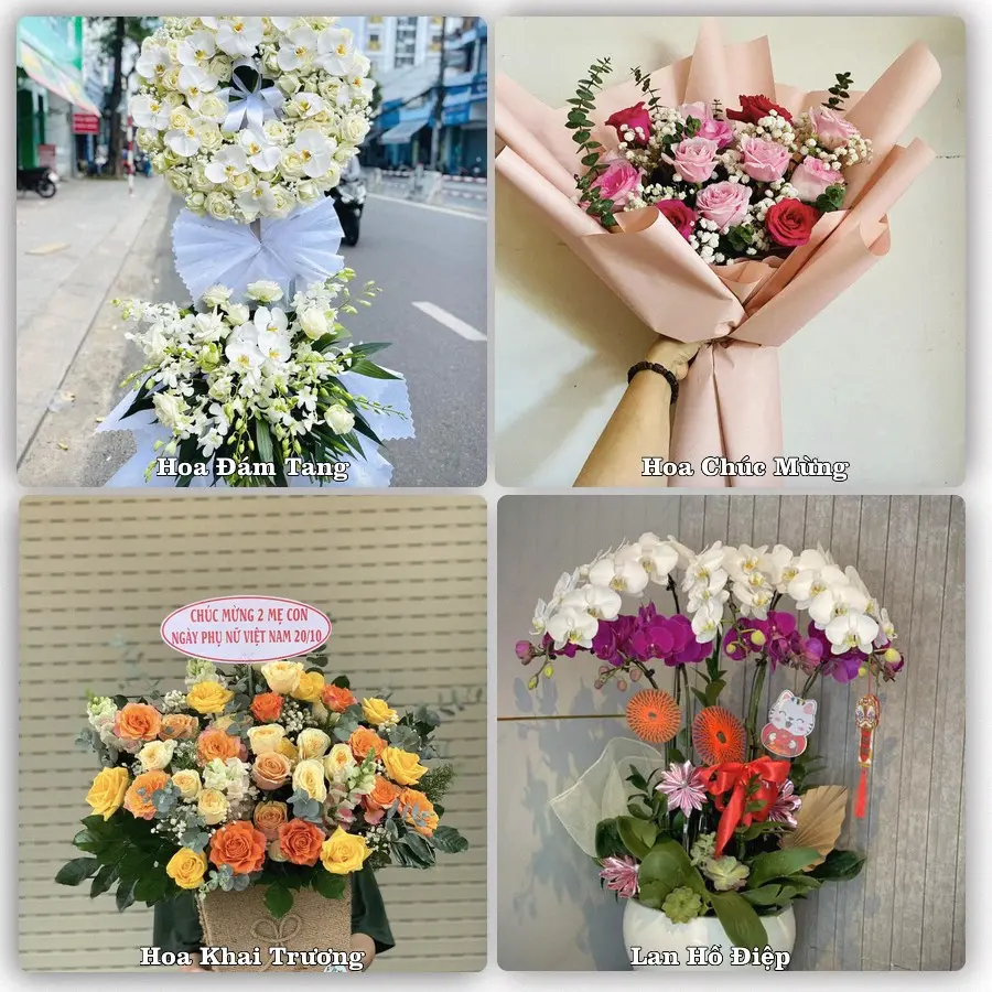 Tư vấn chọn hoa theo từng dịp tại Phú Hoà, Thoại Sơn