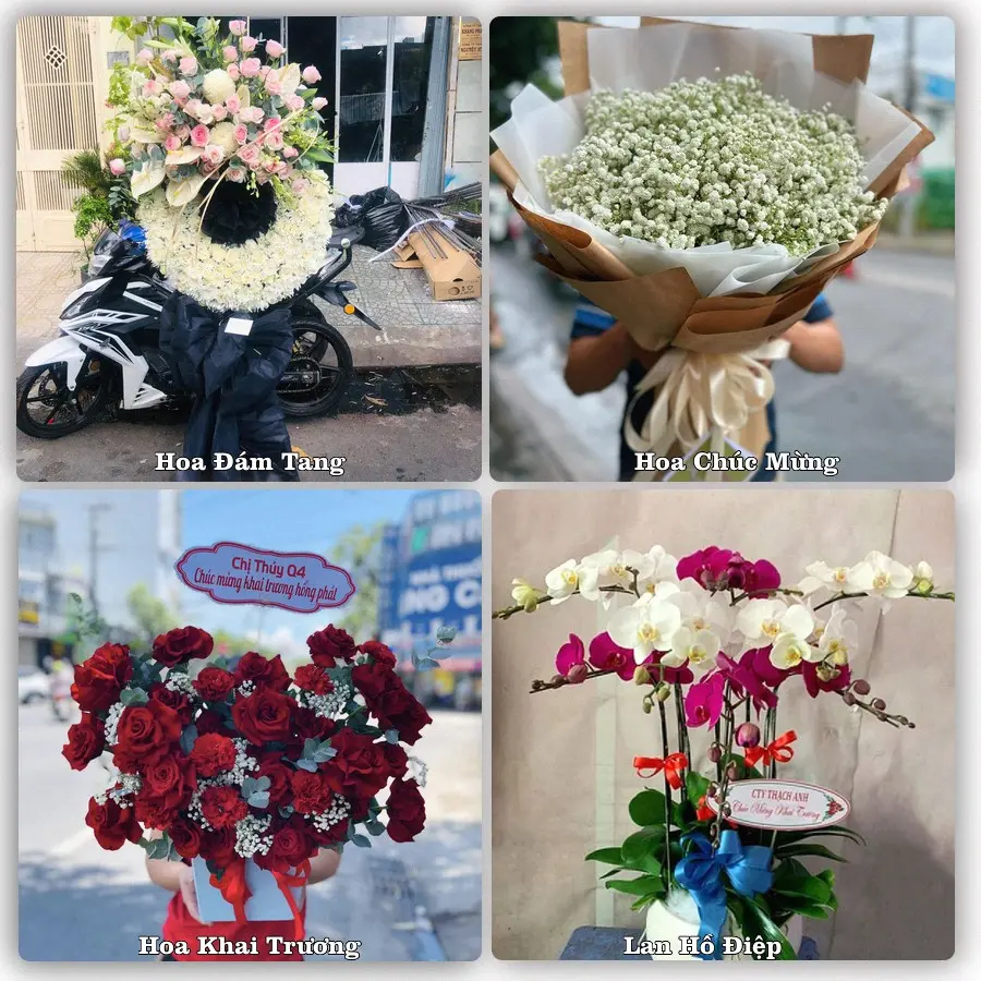 Dịch vụ đặt hoa online giao tận nơi tại Núi Sập, Thoại Sơn