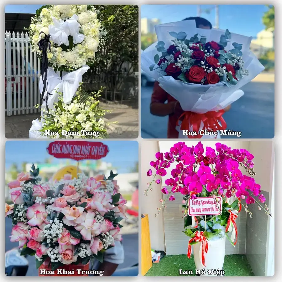 Shop hoa tươi Chợ Lách – Giao tận nơi trong 2 giờ