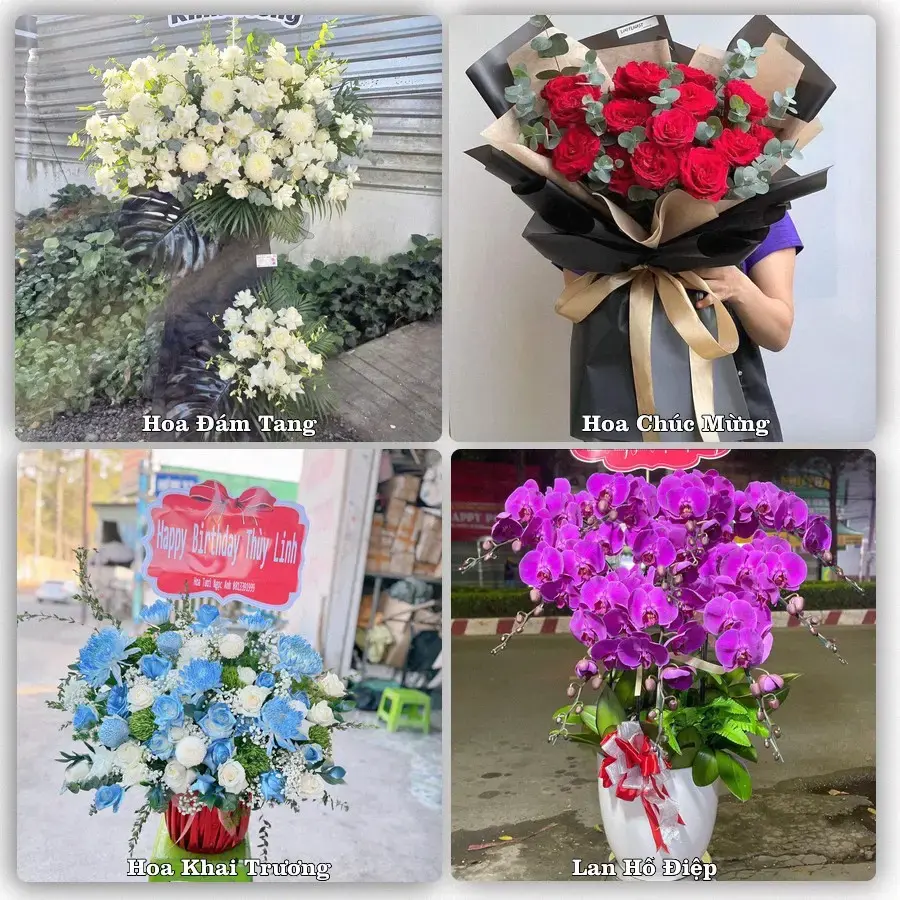 Shop hoa tươi Thủ Thừa – Đặt online, giao tận nơi