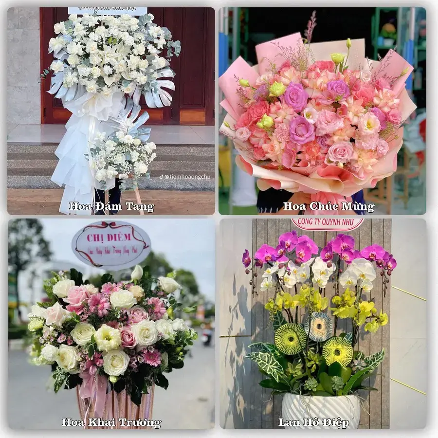 Shop hoa tươi Đông Thành, Đức Huệ – Giao tận nơi trong 2 giờ